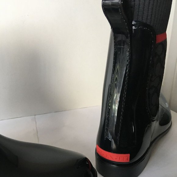 NEW Coach Women's Rivington Rain Bootie Size 8 - Picture 4 of 5
